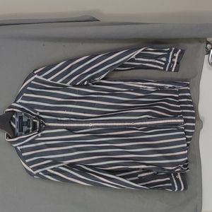 2 Tommy Hilfiger Custom Fit, patterned oxford shirts,  sz Medium